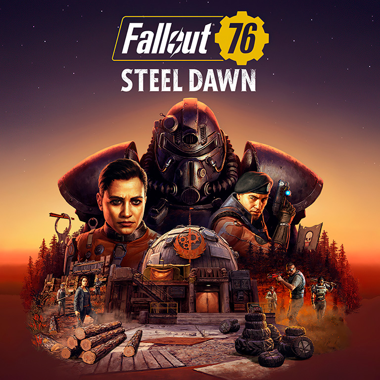 Portada de Steel Dawn (expansión de Fallout 76)